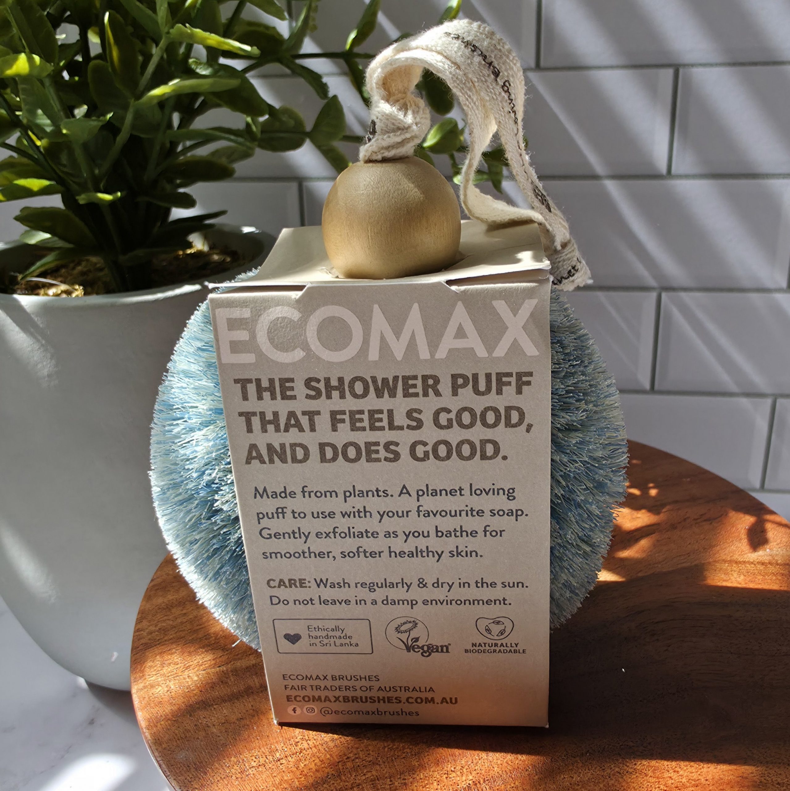EcoMax Spa Shower Puff Body Brush | Handmade - Image 9