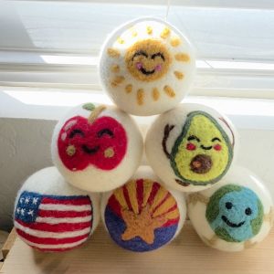 Hand-Felted Wool Dryer Balls
