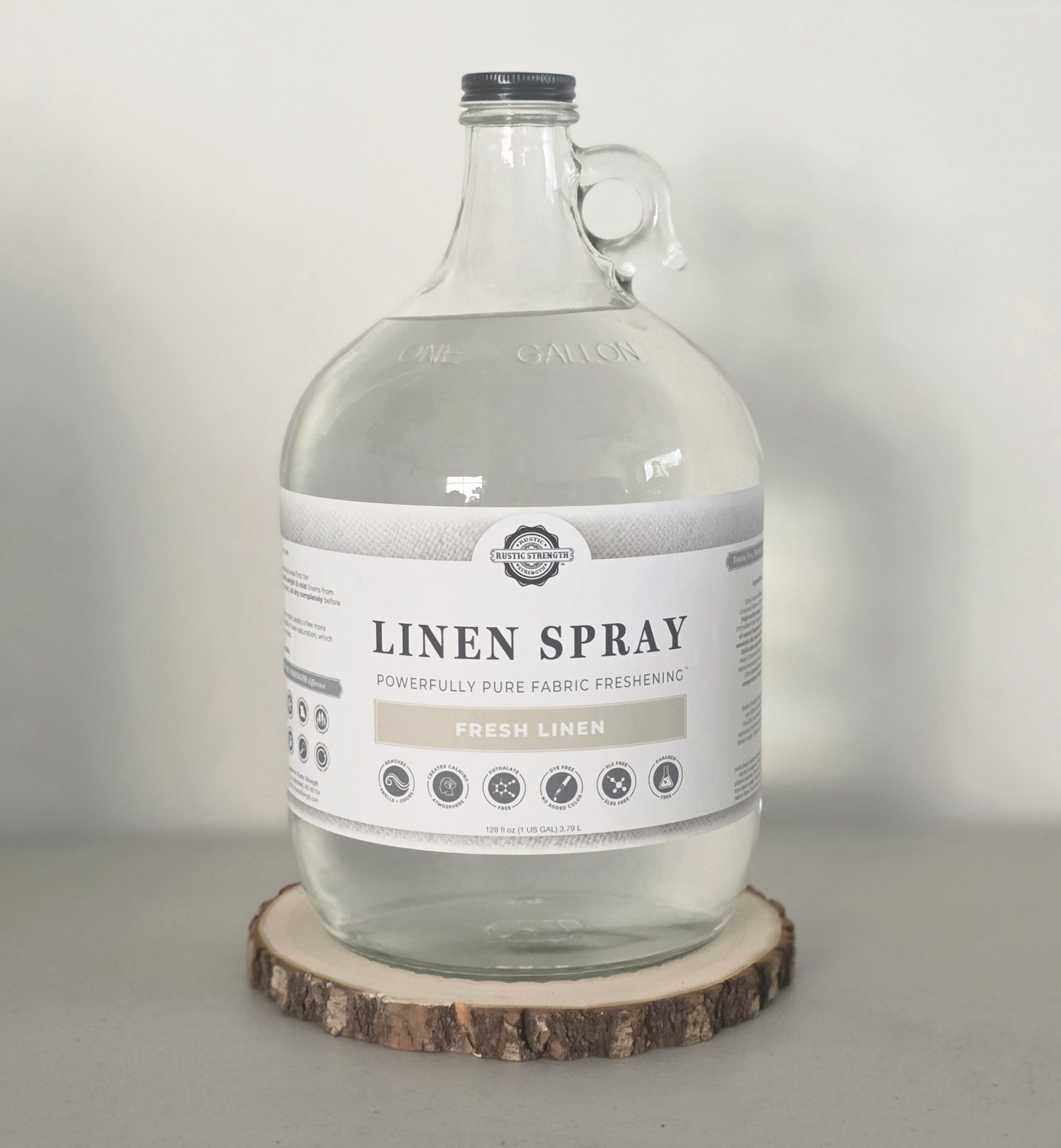 Rustic Strength | Linen Spray | Fresh Linen 4oz Amber Glass Bottle | Refill - Image 6