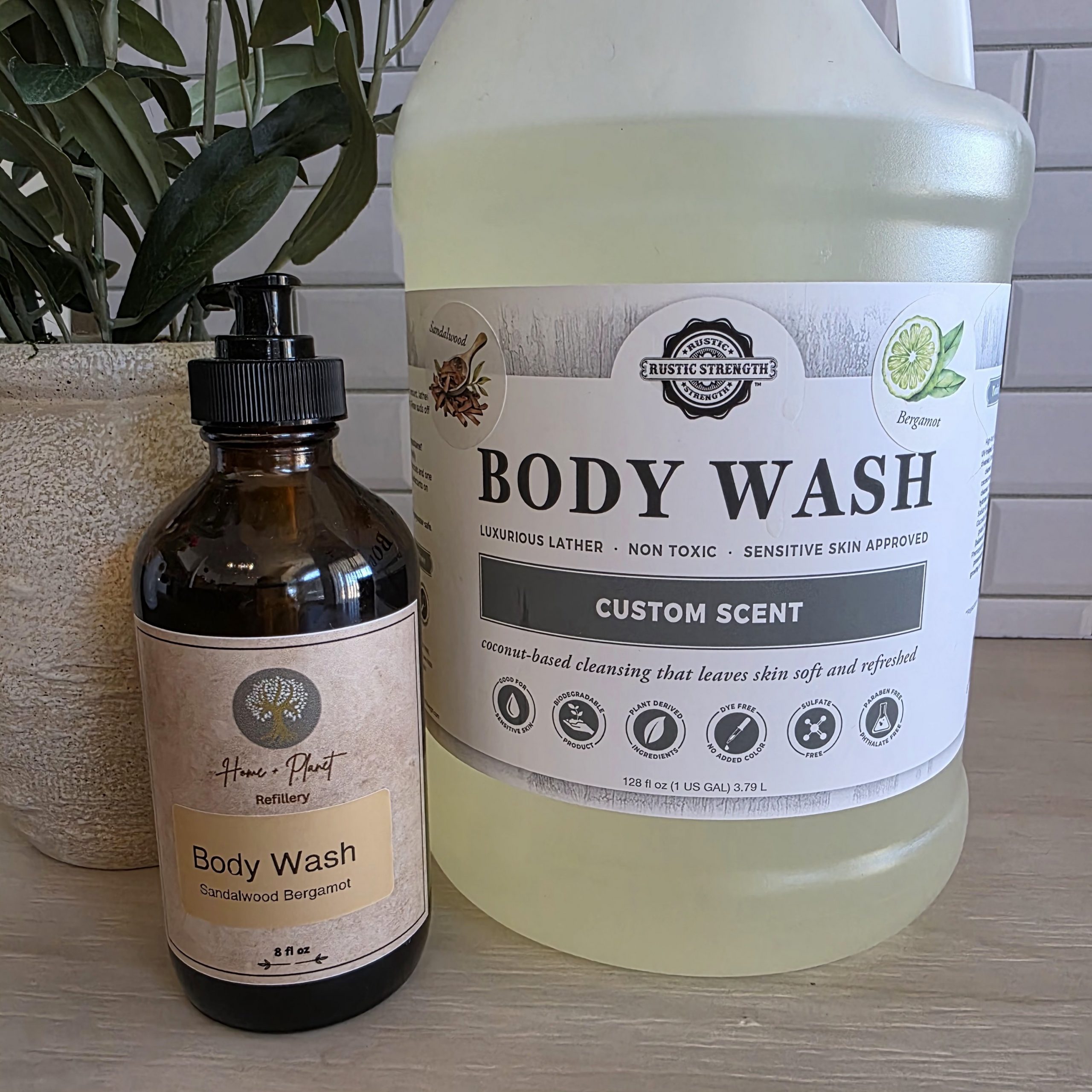 Rustic Strength | Body Wash - Sandalwood & Bergamot - Image 3