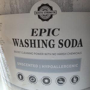 Rustic Strength Epic Washing Soda (Unscented & Hypoallergenic)