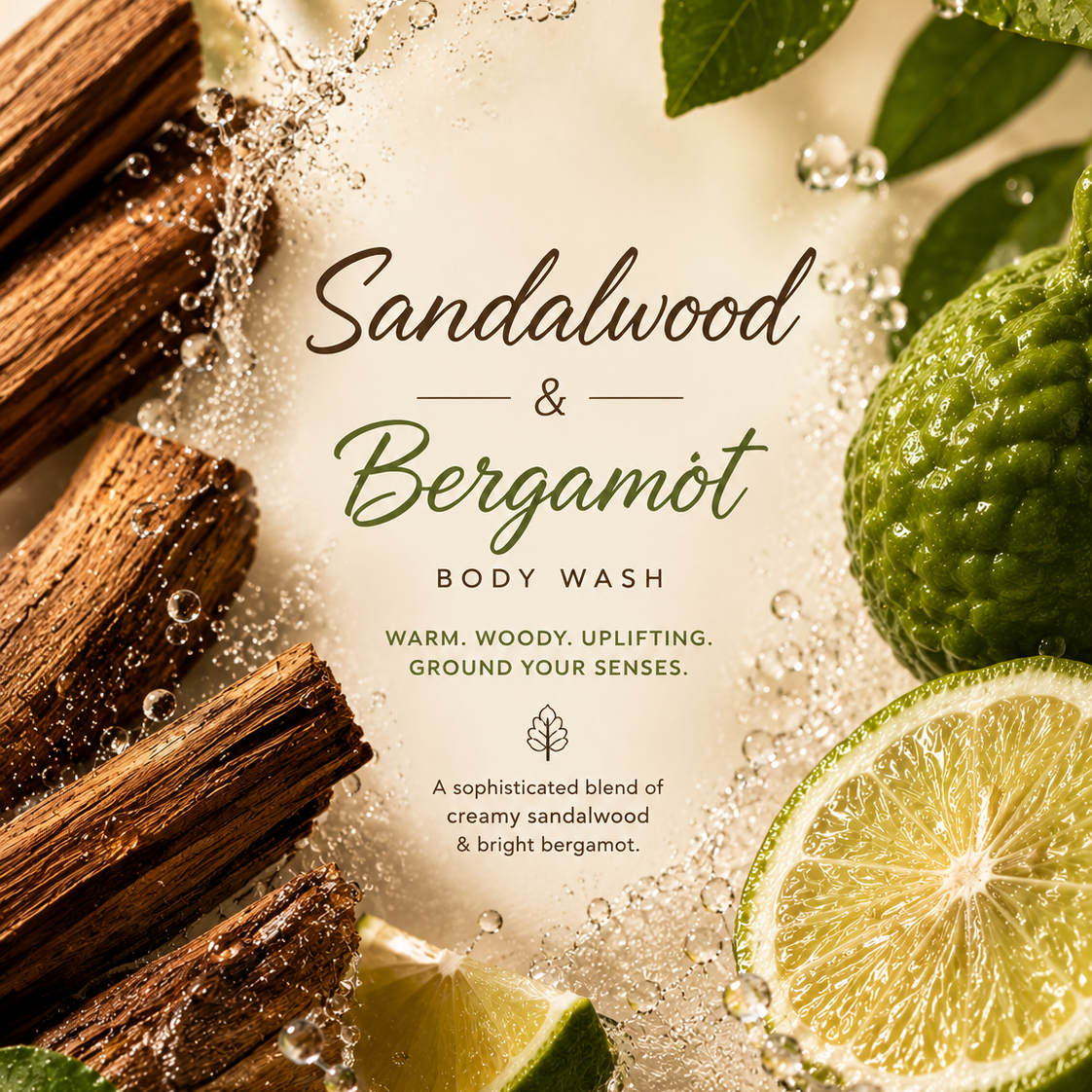 Rustic Strength | Body Wash - Sandalwood & Bergamot